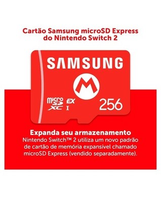 Samsung microSD XC Express Card 256GB for Nintendo Switch 2 NS two