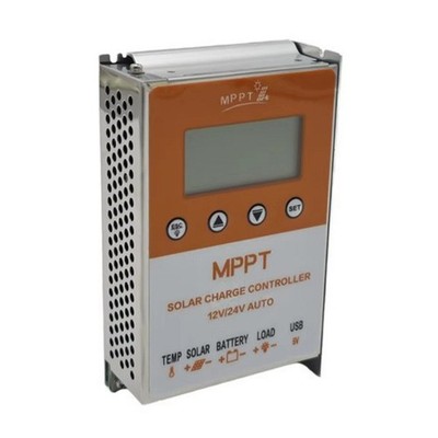 MPPT Solarladeregler 10A 20A Dual Voltage 12V 24V mit Bildschirmanzeige