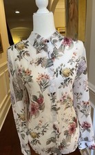 Alice + Olivia Willa Sweet Nothings Silk Blouse M NWT $350