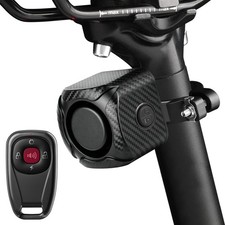 Cruxer 120dB Zwei-Wege Fahrradalarm mit Sattelst&uuml;tzenhalterung, USB-C
