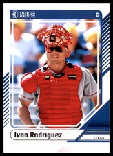 Ivan Rodriguez 2024 Donruss #35 Rangers MLB READ FREE SHIPPING AutographDen