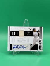 2021 Panini National Treasures Andres Galarraga Game Gear Signatures /25