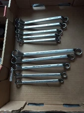 Craftsman Tools 10 pc SAE Metric Deep Offset Box End Wrench Set Satin Finish