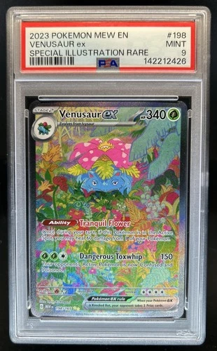 2023 Pokemon SV 151 Venusaur ex #198/165 PSA 9