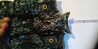 VTG HEAR SEE SPEAK NO EVIL OWL CANDLE FOREST GREEN HALLOWEEN WHO HAUNT SPOOKY P — photo 10