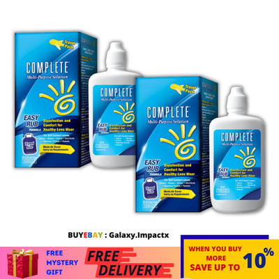 2 X  Complete MULTI-PURPOSE SOLUTION Easy Rub Formula 2fl oz (60ml) Travel Size