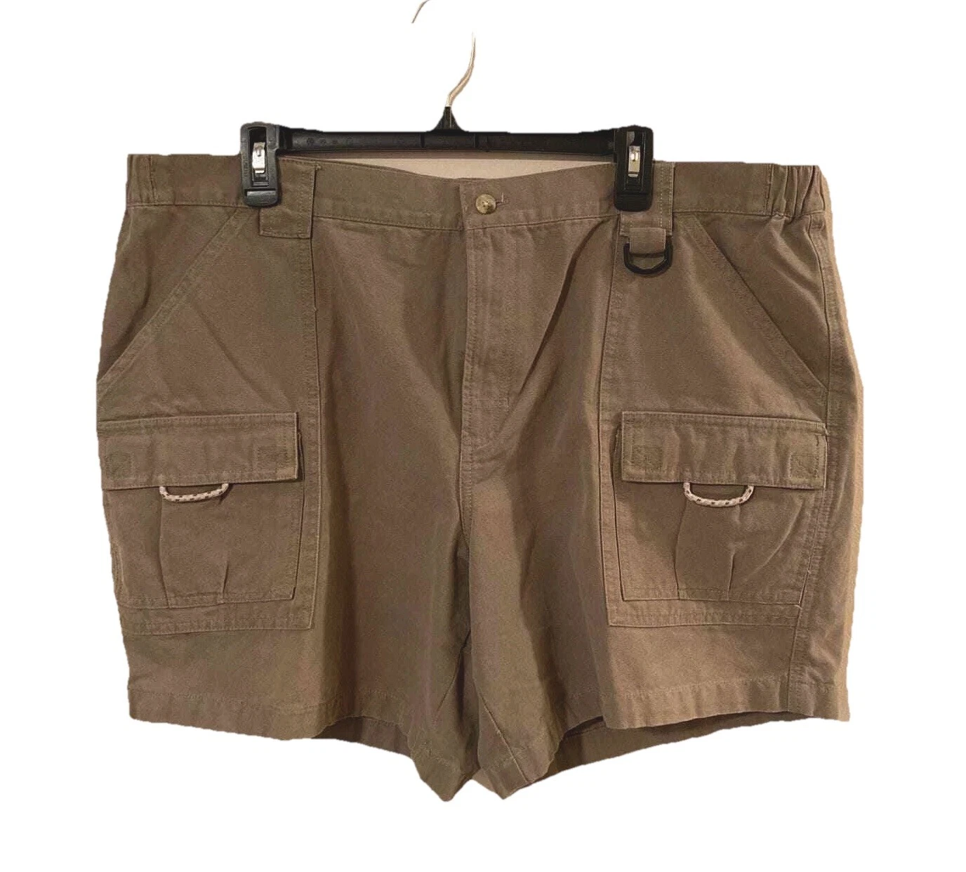 Columbia Shorts Men’s PFG Olive Canvas Size XL 7” Inseam Gorpcore Fishing