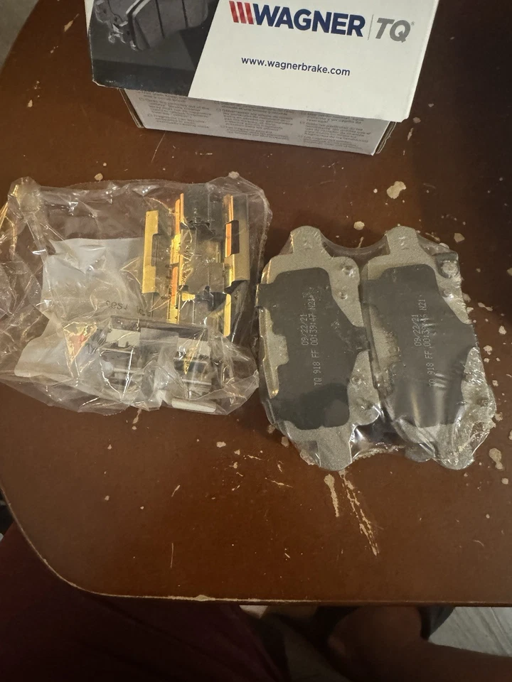 Juego de pastillas de freno de disco trasero ThermoQuiet genuino WAGNER BRAKE cerámica QC1915 Foto 4 de 4