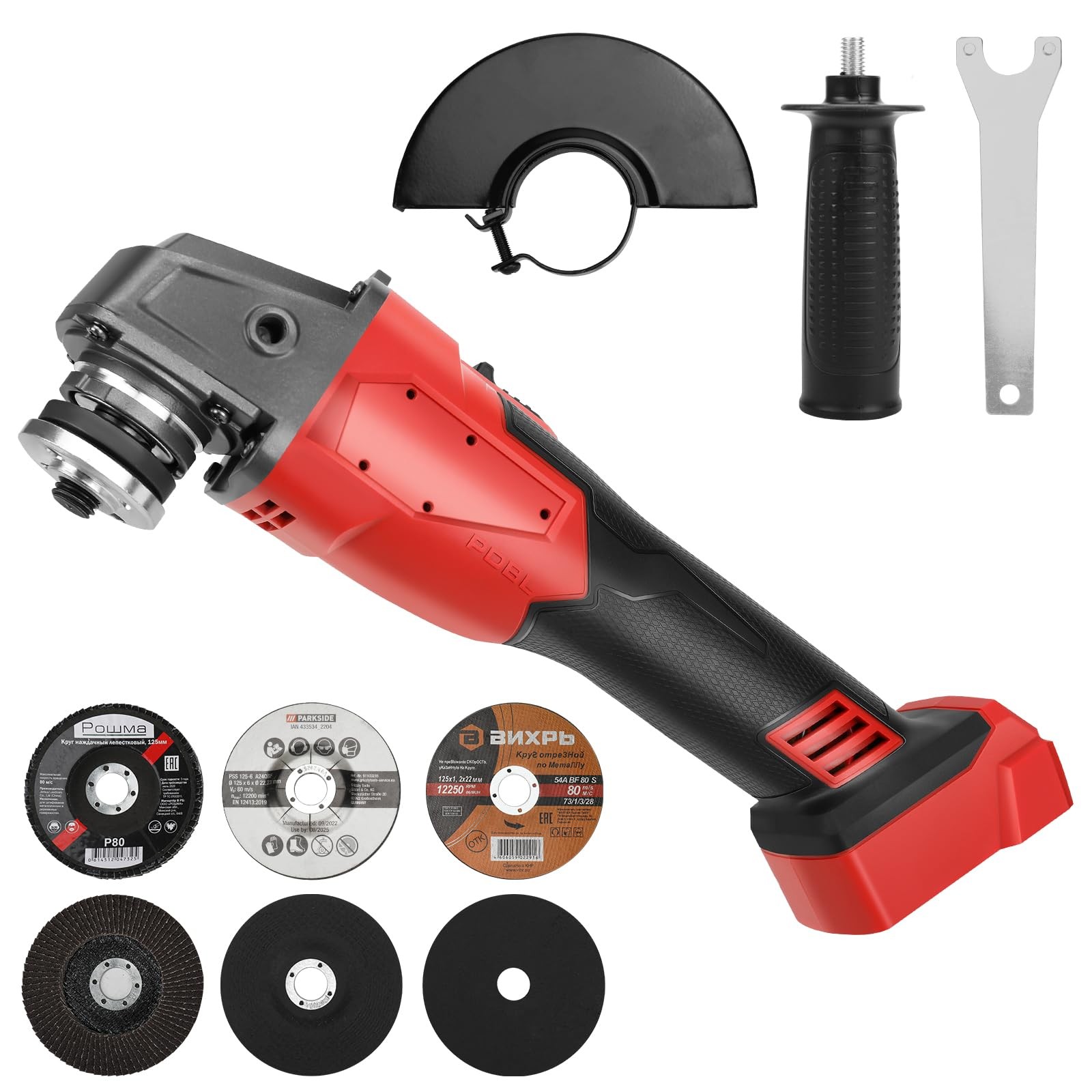 Smerigliatrice Angolare 18V 12000 giri/min - Flessibile Professionale 125mm