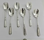 6  WALLACE 'Renaissance' ICE CREAM SPOONS/FORKS Sterling -'HM' Mono-118.6 GRAMS