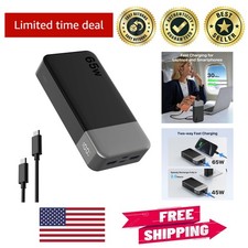 20000mAh Portable Charger - 65W Fast Power Bank for Laptops  Smartphones