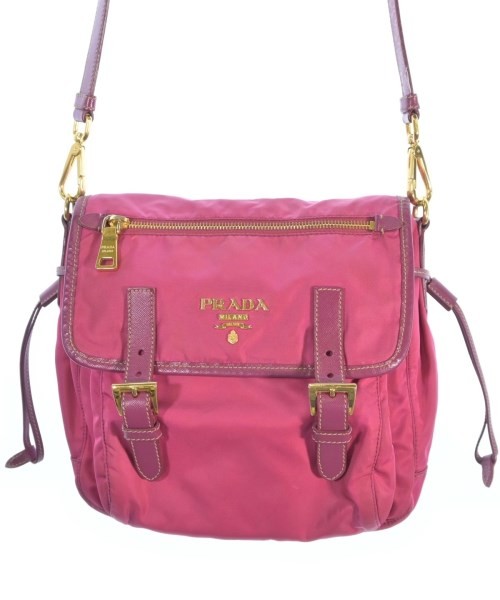 Prada Pink Shoulder Bag For Women Preowned Secondhand Fashion