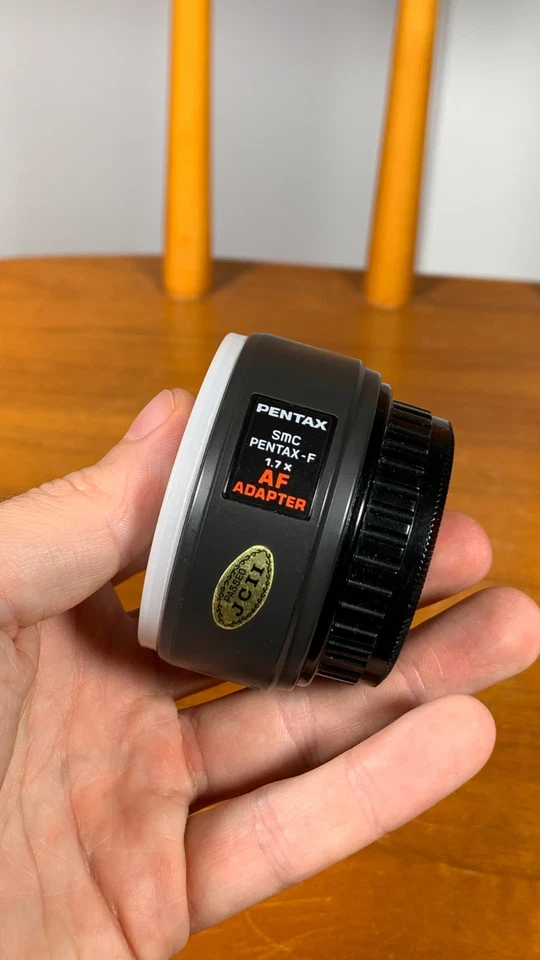Pentax SMC Pentax-F Teleconverter 1.7x AF Adapter Made in Japan - Image 4 of 4