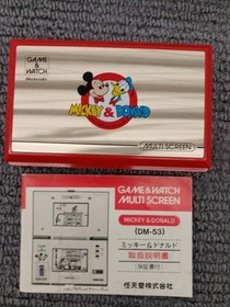 [Rare] Nintendo Game & Watch Mickey & Donald DM-53 A3157