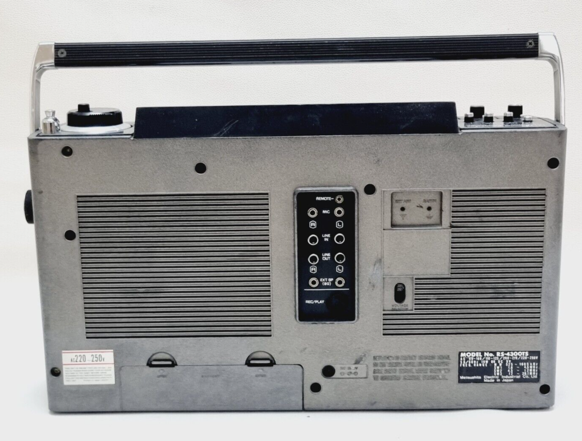 Vintage National Panasonic RS-4300TS Boombox Cassette Player - For