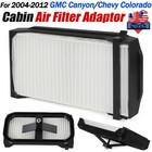 Cabin Air Filter Adaptor / Filter Access For 04-12 GMC Canyon or Chevy Colorado