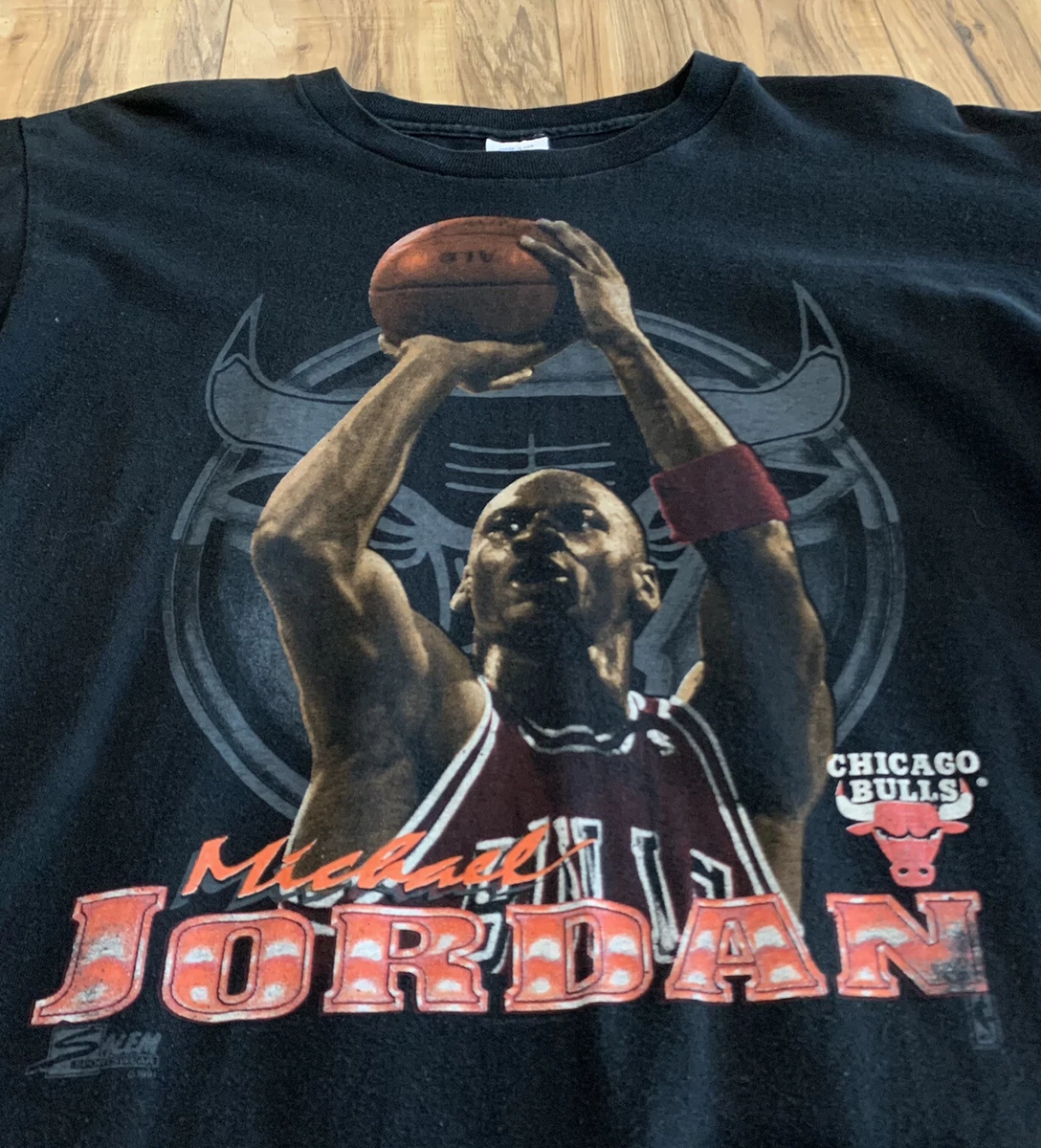 Vintage 1991 Salem Sportswear Michael Jordan Chicago Bulls T-Shirt Men’s XL