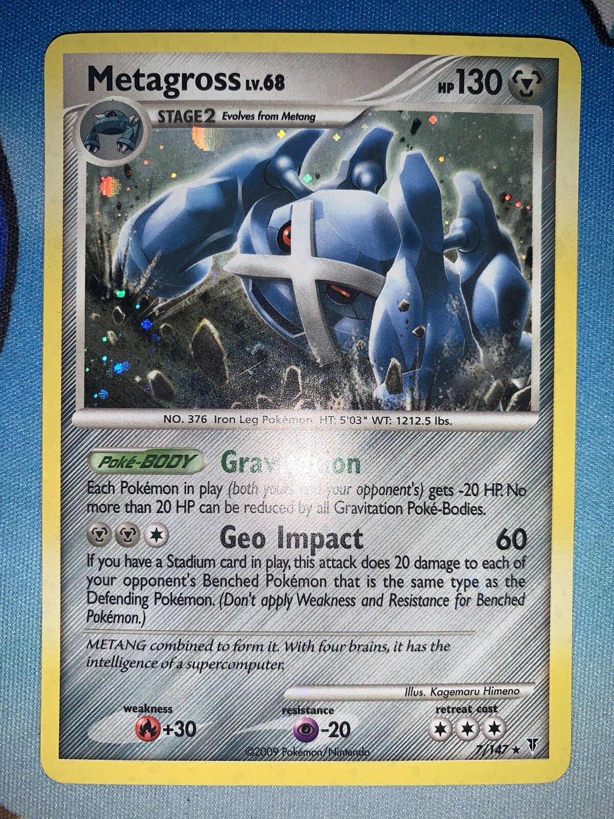 Metagross 7/147 Diamond & Pearl Supreme Victors 2009 Pokémon