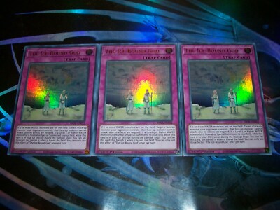 3x The Ice-Bound God 1st Edition Ultra Rare BROL-EN052 Yu-Gi-Oh!
