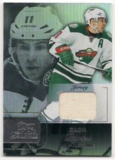 Zach Parise 15-16 Fleer Flair Showcase Game Used Jersey