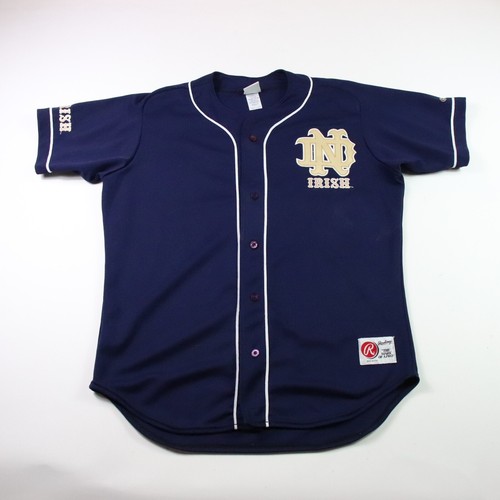 Notre Dame Jersey Mens XL Rawlings Vintage 90s Irish Baseball Made USA