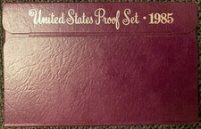 USA: United States Mint Proof Set 1985, 0,91 Dollar, 5 Münzen