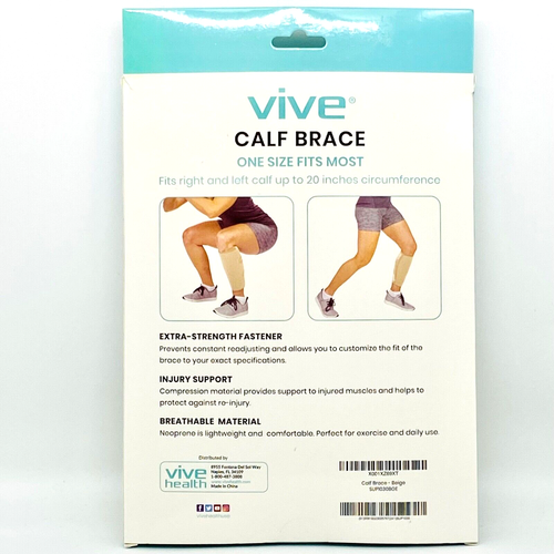 Wadenbandage VIVE beige für rechte oder linke Wade bis 20" Umfang SUP1030BGE - Bild 4 von 11