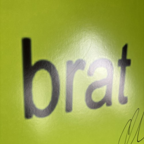 Charli XCX Brat LP With Autograph Black Ice Vinyl Signed Front Jacket New - Imagen 14 de 18