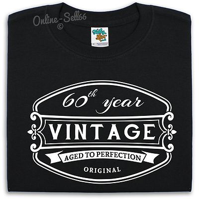 60. Vintage Geburtstag Herren T-Shirt 60 - 64 Jahre Geschenk Geburtstag Opa Spaß 