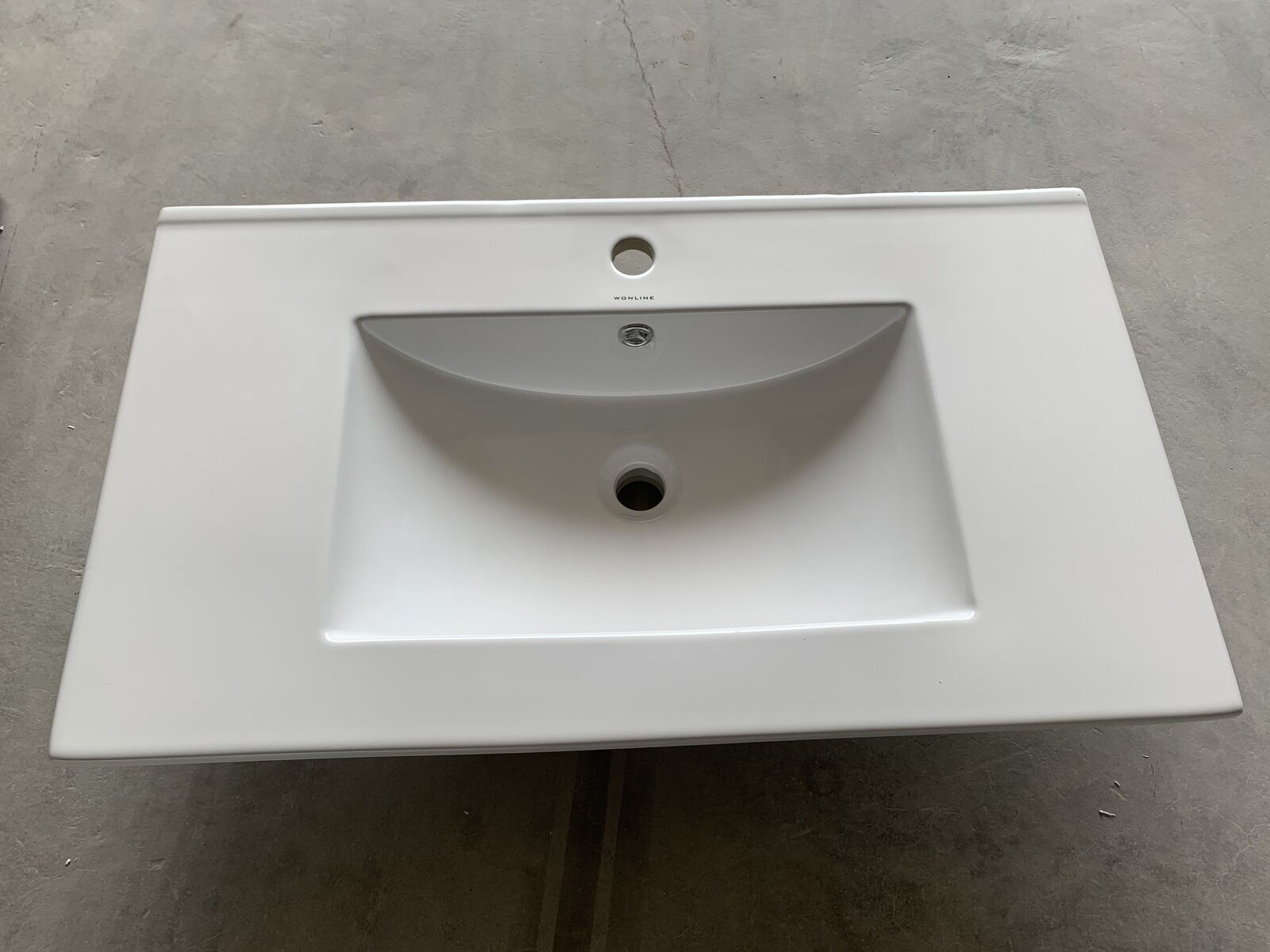 Bathroom Vessel Sink Columbus Mall Porcelain rectangle Ceramic Basin  W Time sale Chrome