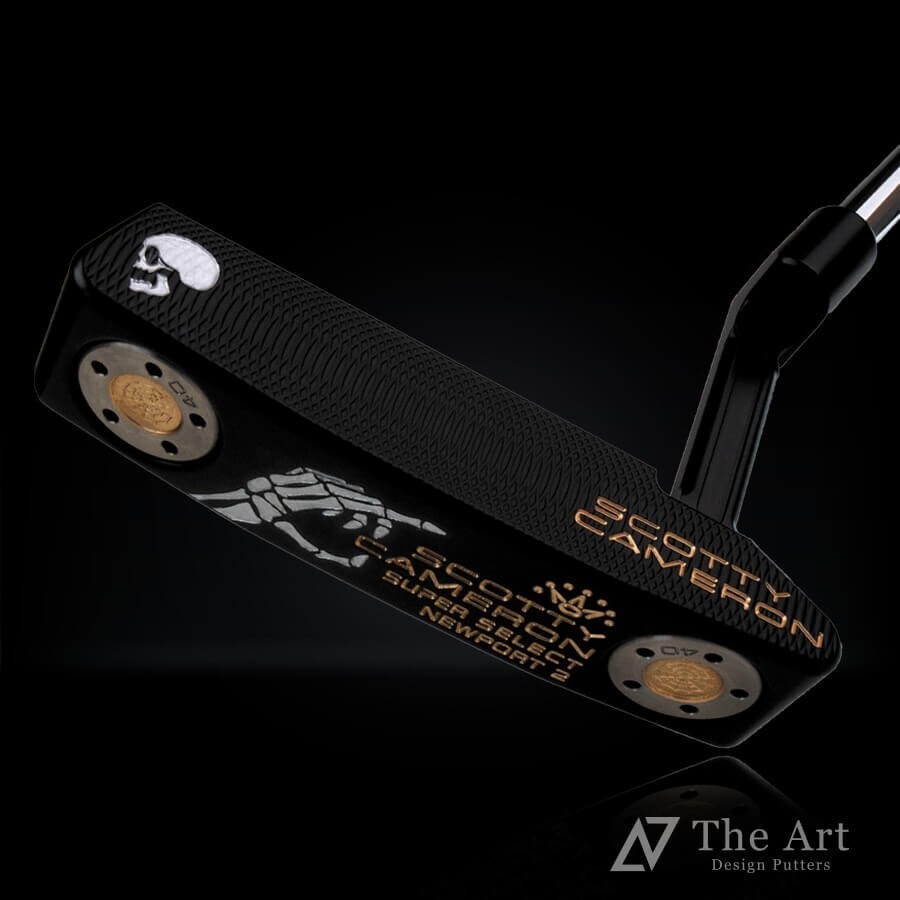 Scotty Cameron - ★2018 Newport2 Funky! Skull USA Special Scotty Cameron Custom Newport Putter - Skull Limited