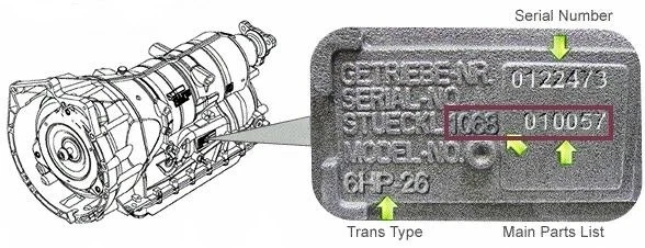 ★ NUEVO BMW GA6L45R Kit Transmisión Automática Filtro Pernos Sello 24117593565 GL45 Foto 3 de 3