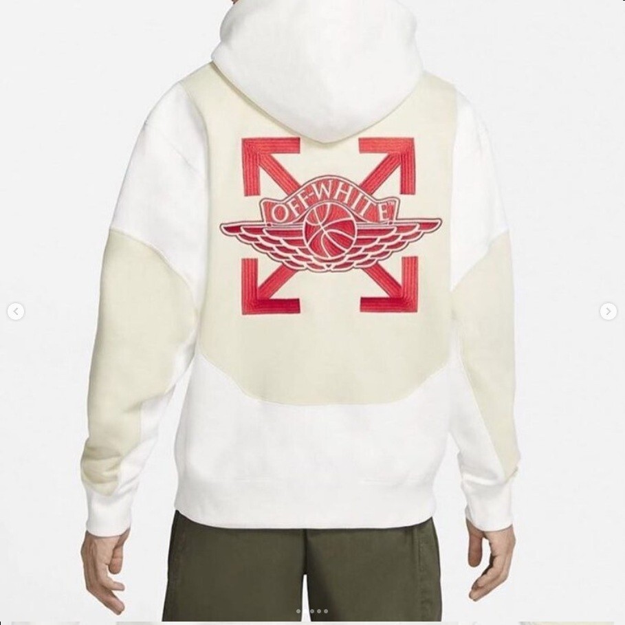 OFF WHITE X NIKE Felpa con cappuccio Nike Air Jordan X Off White