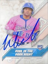 2017 Topps Pro Debut Promo Night #PN-PIN Micah Johnson LA Dodgers AUTO SIGNED