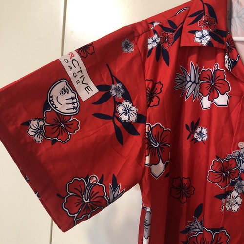 Anaheim Angels Baseball Hawaiian Shirt Button Up Men's One Size Sixth Man Promo - Picture 4 of 6