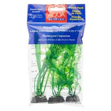 Aqua Culture Aquarium Plants, 3 Count, Green