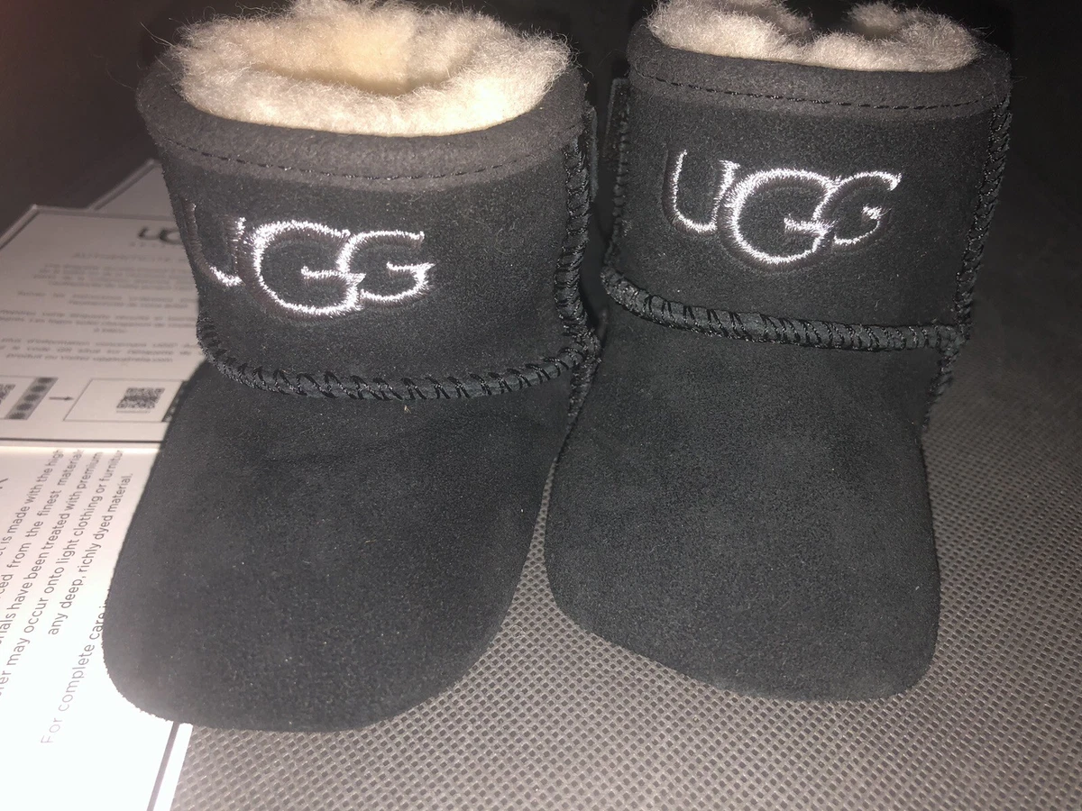 TWIN PACK New Born Infant Ugg Australia Jesse Boots Black