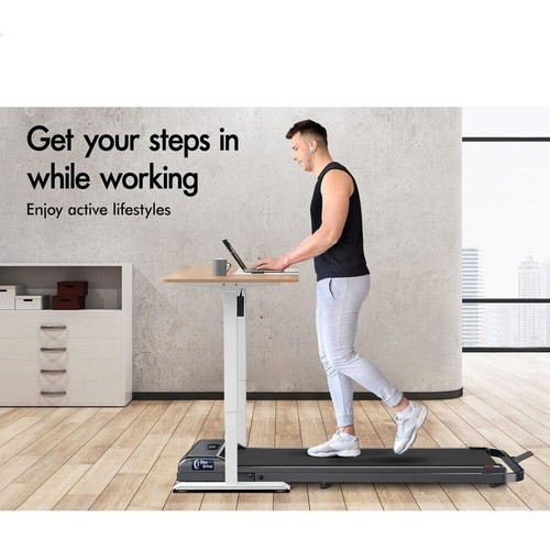BLACK LORD Treadmill Electric Walking Pad Home Office Incline Foldable Black - Picture 5 of 7