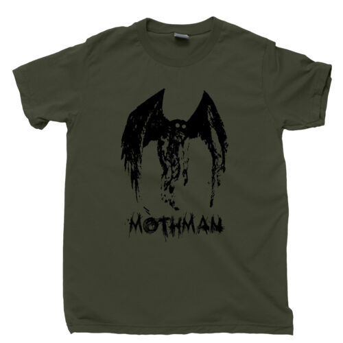 T-Shirt Mothman UFO Alien Monster Jackalope Bigfoot Sighting Cryptid Hunter T-Shirt - Bild 15 von 16