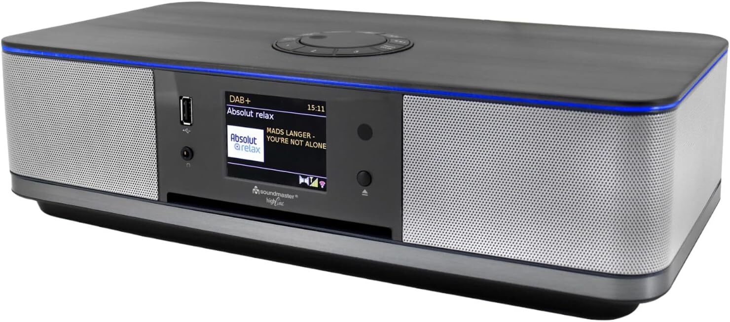 Soundmaster Argento/Grigio Icd2023sw (Dab, Fm, Pll, Web Radio, Bluetooth, Wifi), Radio, - Immagine 2