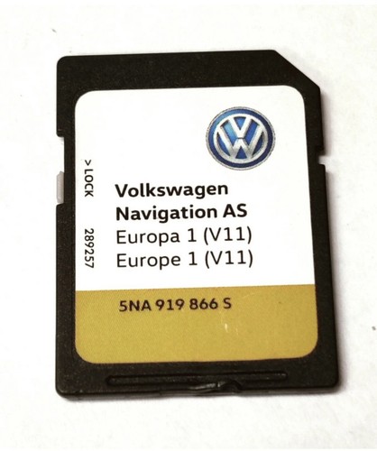Genuine Volkswagen V11 Satellite Navigation SAT NAV SD Card 5NA 919 866 S