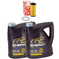 MotoröL Set Mannol Energy 5W-30 8 Liter + ÖLfilter FüR BMW 3Er 330D E92 X3 X5