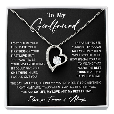 Your Girlfriend Perfect Necklace For Her To My Girlfriend Necklace
