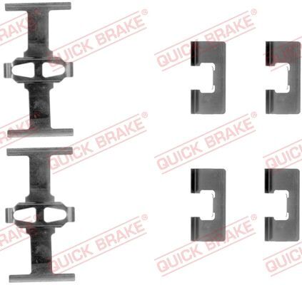 Quick Brake 109-1092 ZubehöRsatz, Scheibenbremsbelag FüR Honda Mg Rover-image