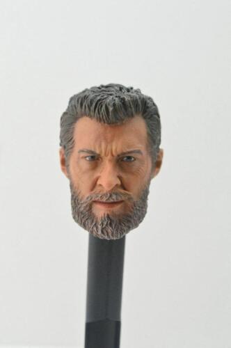 1/6 sculpture tête de carcajou sans cou vieux Hugh Jackman pour Logan X-men - Photo 1/7