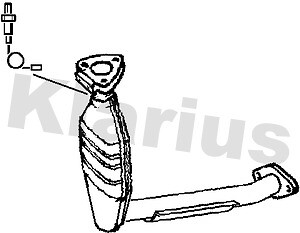 Catalizador Klarius tipo homologado con tubo se adapta a Ford Focus 2.0 98-00 321229 - Imagen 1 de 1