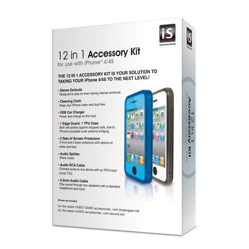 Vintage 12 in 1 Accessory Kit for iPhone 4 / 4s - Picture 2 of 2