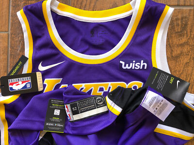LA Lakers Anthony Davis Swoosh Statement Edition Swingman Jersey