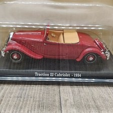 AUTO CITROEN TRACTION 22 CABRIOLET 1934 UH FÜR ATLAS 1:43 NEU BOX