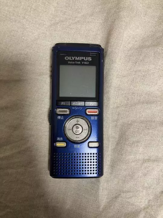 OLYMPUS Voice Trek V-822 Blue IC Recorder 4GB USB FM Radio Linear PCM MP3  WMA